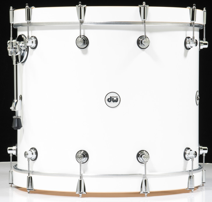 DW Design Series 18x22 Bass Drum Gloss White Lacquer