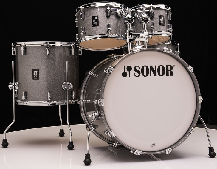 その他 SONOKO Sonor AQ2 Maple Studio Kit 5pc Shell Pack - Titanium Quartz Lacquer