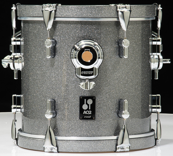 Sonor AQ2 14x13 Bass Drum - Titanium Quartz Lacquer Top View