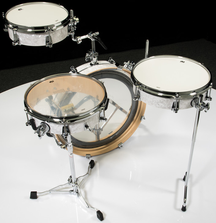 DW Performance Series Low Pro 4pc Shell Pack - White Marine