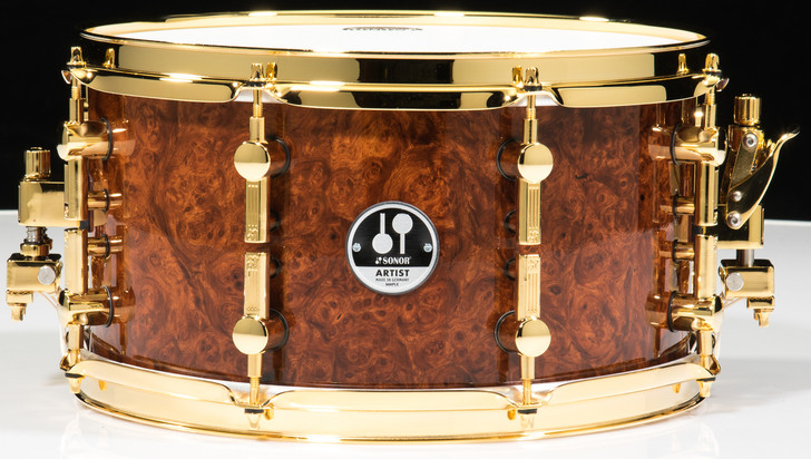 Sonor Artist Series 13" X 7'' Natural Amboina Snare Drum