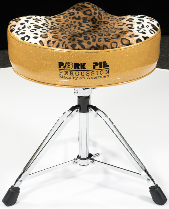 Pork Pie Big Boy Throne Gold/Leopard