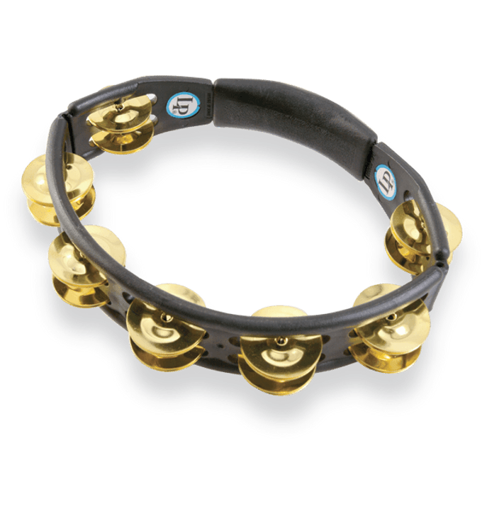 LP Cyclops Handheld Tambourine Black, Brass