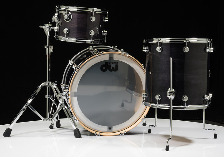 DW Performance Series 3pc Shallow Shell Pack - Ebony Stain