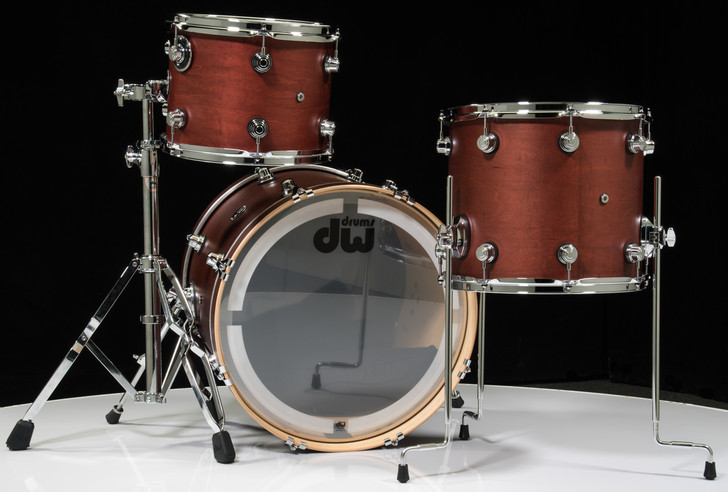 DW Performance Series 3pc Drum Kit Tobacco Satin Oil 12/14/20