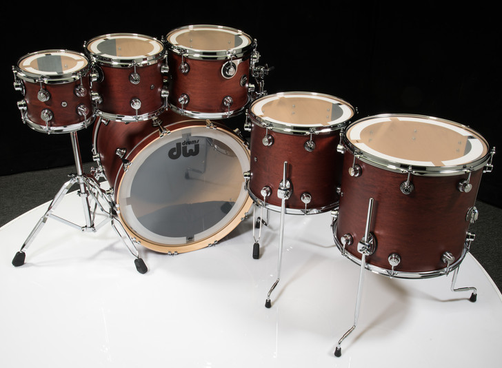 DW Performance Series 6pc Drum Kit Tobacco Satin Oil 8/10/12/14/16/22