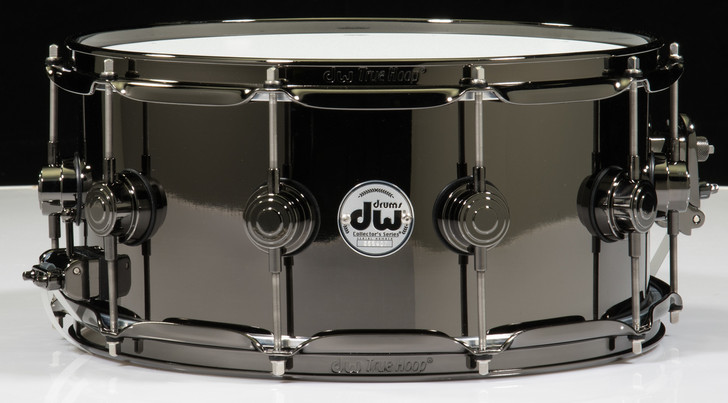 DW Collector's Series 6.5x14 Black Nickel over Brass Snare Black Nickel