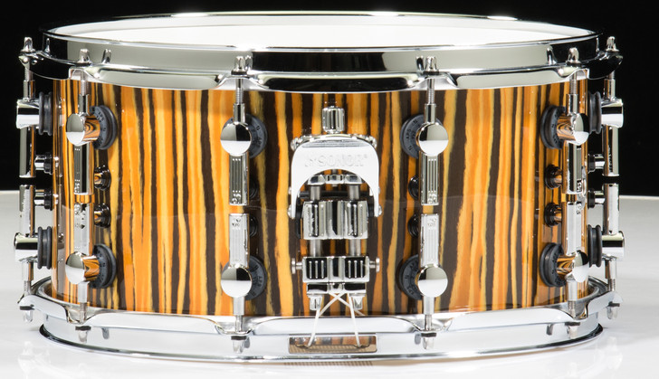 Sonor SQ2 Tiger Finish 14x7 Snare Drum with Chrome Hardware