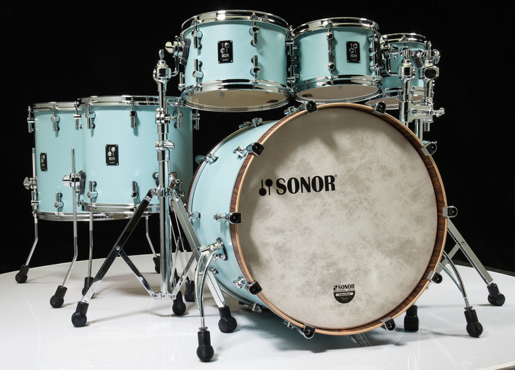 Sonor SQ1 22" 6-piece Shell Pack - Cruiser Blue 8/10/12/14/16/22