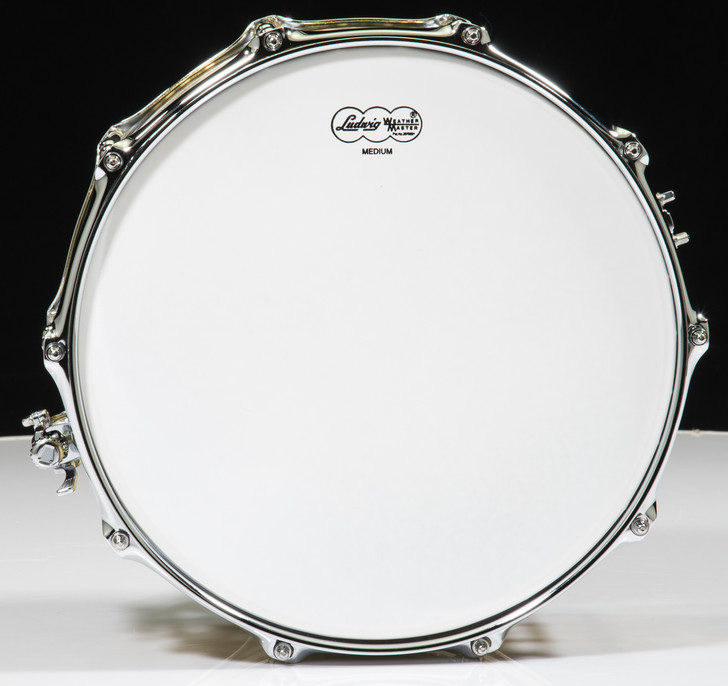 Ludwig Hammered Brass 6.5x14 Snare Drum w/Tube Lugs