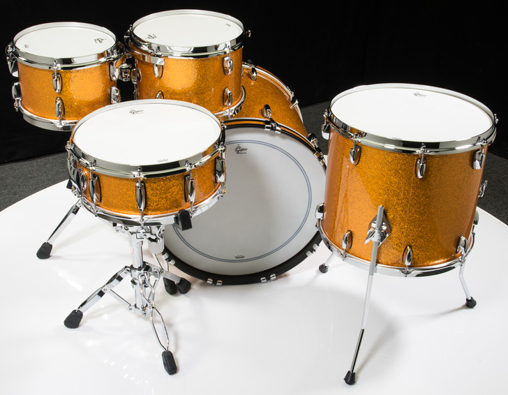 Gretsch Brooklyn Series 5pc Shell Pack - Gold Sparkle Nitron