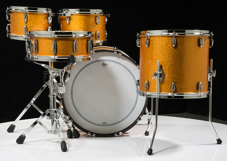 Gretsch Brooklyn Series 5pc Shell Pack - Gold Sparkle Nitron