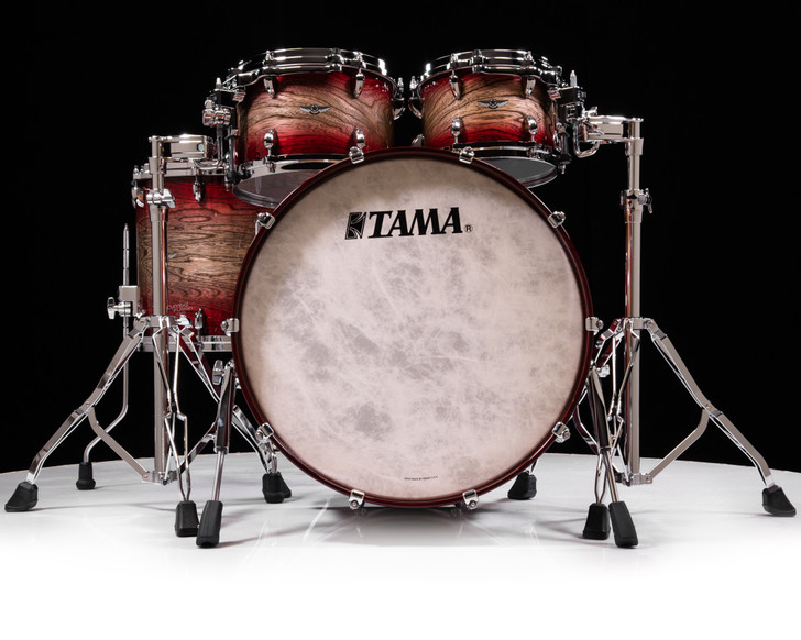Tama Star Walnut 4pc Shell Pack - Garnet Japanese Sen Burst