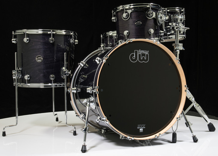 DW Performance Series 5pc Shell Pack - Ebony Stain 10/12/16/22/14SD