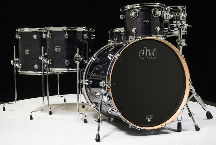DW Performance Series 6pc Shell Pack - Ebony Stain 10/12/14/16/22/14SD