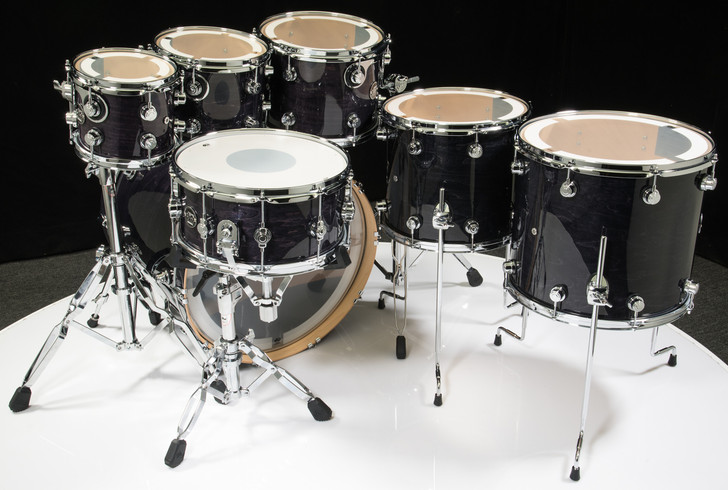 DW Performance 7pc Shell Pack - Ebony Stain 8/10/12/14/16/22/14SD