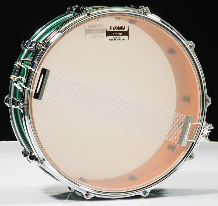 Yamaha Absolute Hybrid Maple 14x6 Snare - Jade Green Sparkle