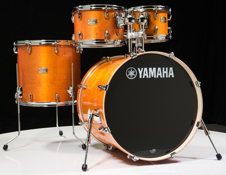 Yamaha Stage Custom Birch 4pc Shell Pack 10/12/16/22 - Honey Amber