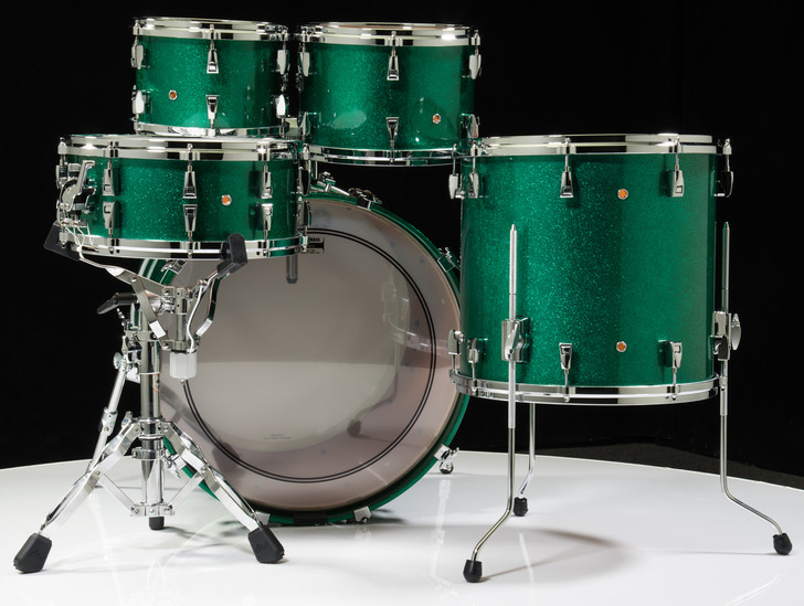 Yamaha Absolute Hybrid Maple 5pc Jade Green Sparkle