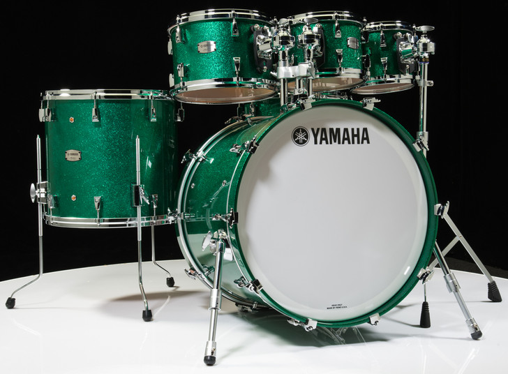 Yamaha Absolute Hybrid Maple 6pc Jade Green Sparkle