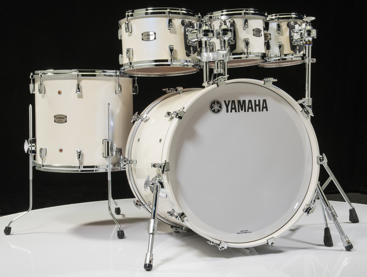 Yamaha Absolute Maple Hybrid 5pc Polar White 8/10/12/16/22