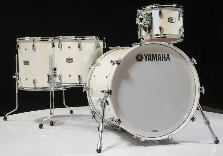 Yamaha Absolute Maple Hybrid 4pc Polar White 12/14/16/22