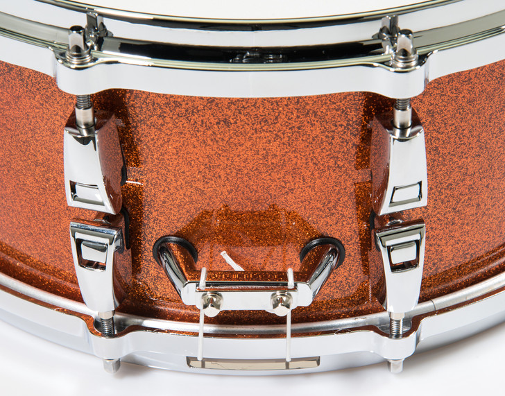 Yamaha Absolute Hybrid Maple 14x6 Snare - Orange Sparkle