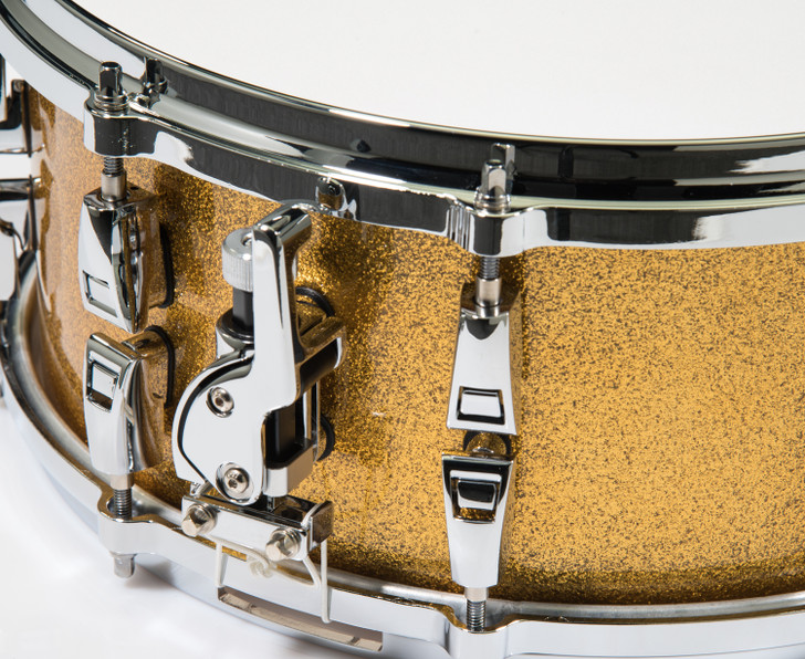 Yamaha Absolute Hybrid Maple 14x6 Snare - Gold Champagne Sparkle