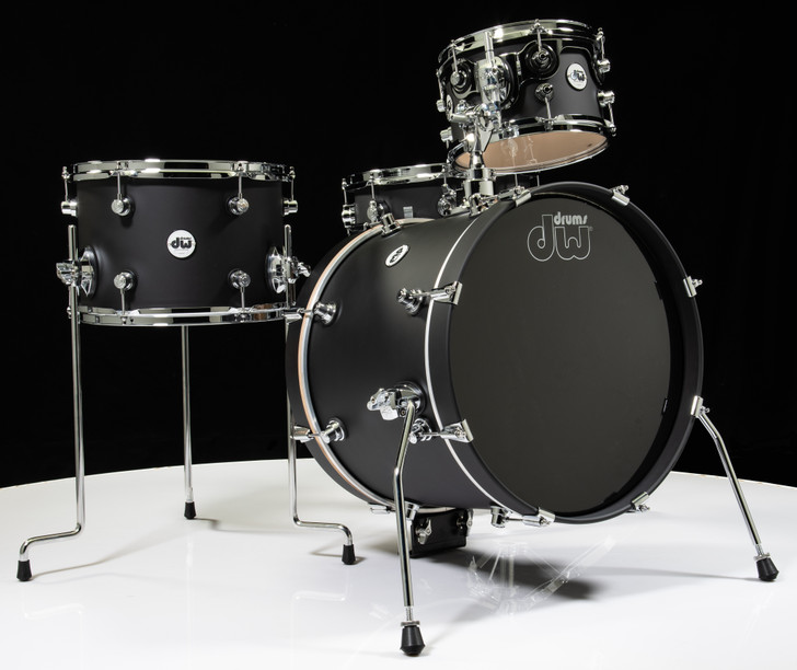 DW Design Series Mini Pro 10/13/18BD/13SD - Black Satin