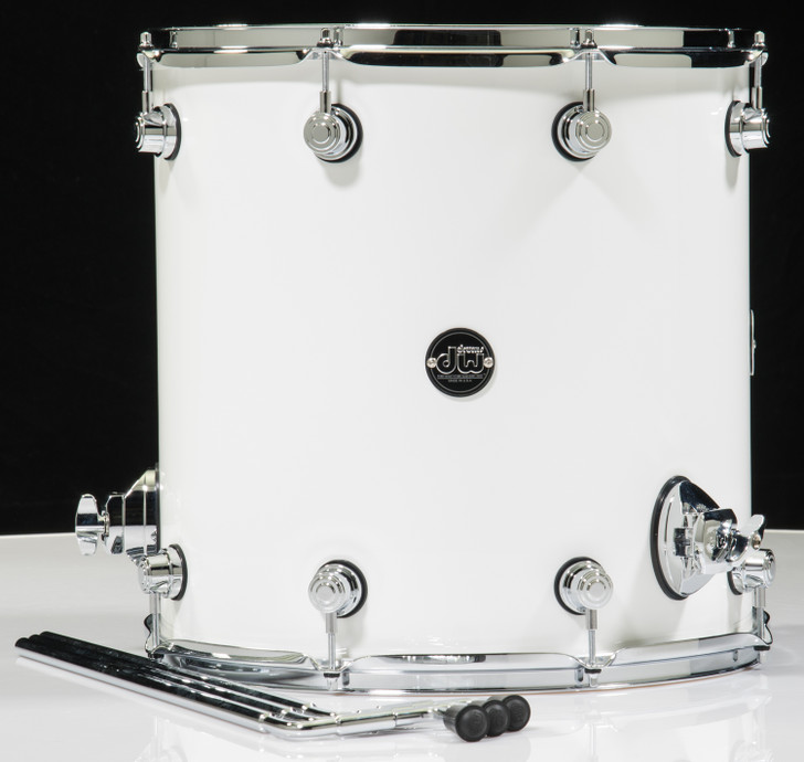 DW Performance Series 16x16 Floor Tom - Gloss White Lacquer