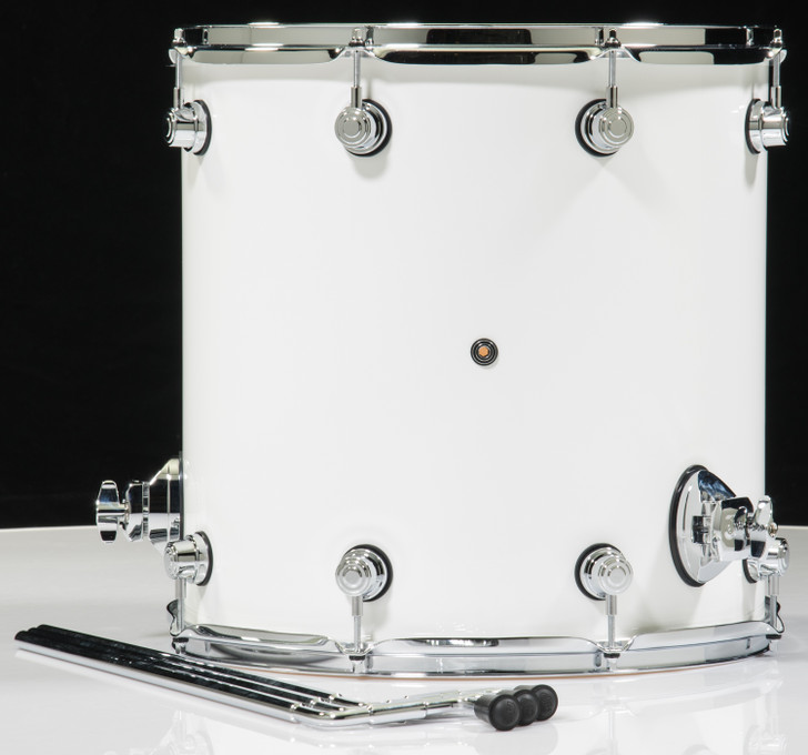 DW Performance Series 16x16 Floor Tom - Gloss White Lacquer