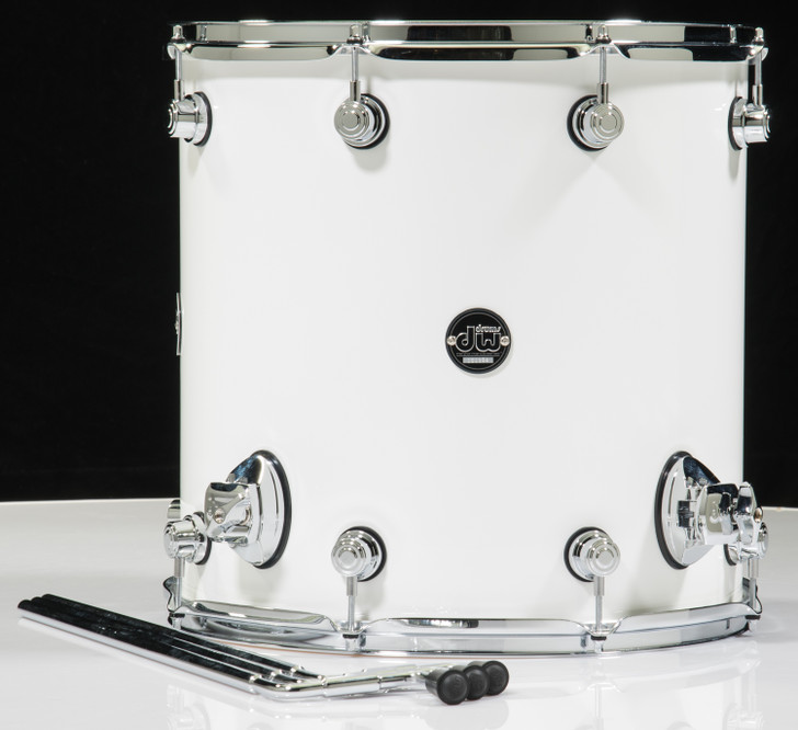 DW Performance Series 16x16 Floor Tom - Gloss White Lacquer