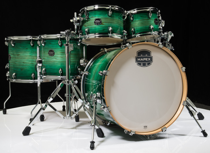 Mapex Armory 6pc Studioease Fast Toms Shell Pack Emerald Burst