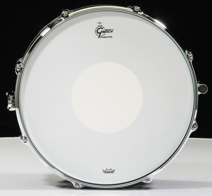 Gretsch Black Chrome over Solid Steel 6.5x14 Snare Drum Limited