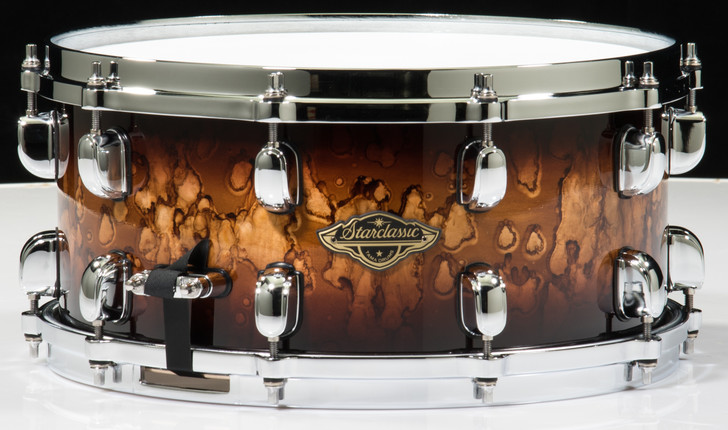 Tama Starclassic Walnut/Birch 6.5x14 Snare - Molten Brown Burst