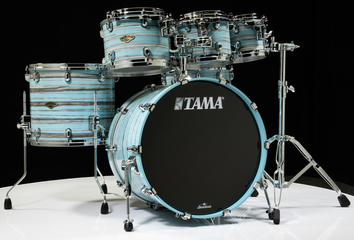 Tama Starclassic Walnut/Birch 6pc Shell Pack - Arctic Blue Oyster