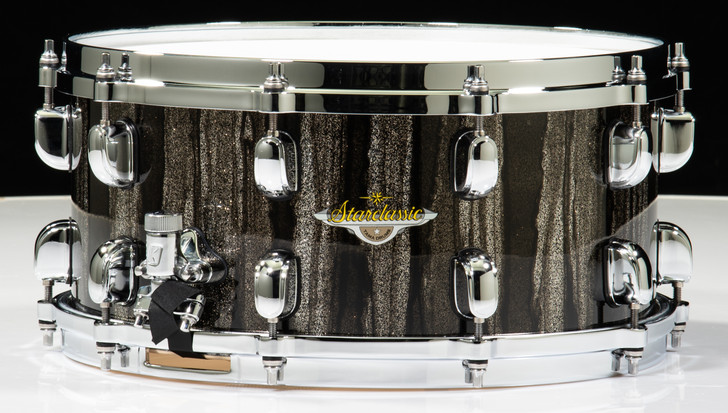 Tama Starclassic Maple 6.5x14 Snare - Black Clouds & Silver Linings