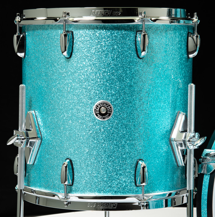 Gretsch Brooklyn Series 3pc  - Turquoise Sparkle Nitron 12/14/20