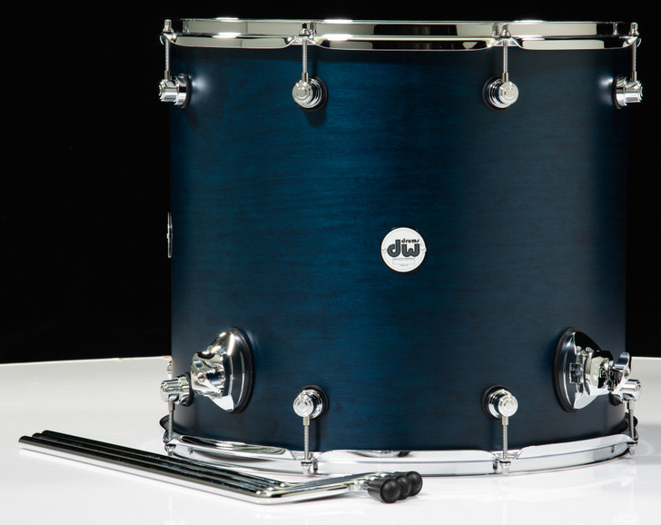 DW Design Series 16x18 Floor Tom Midnight Blue