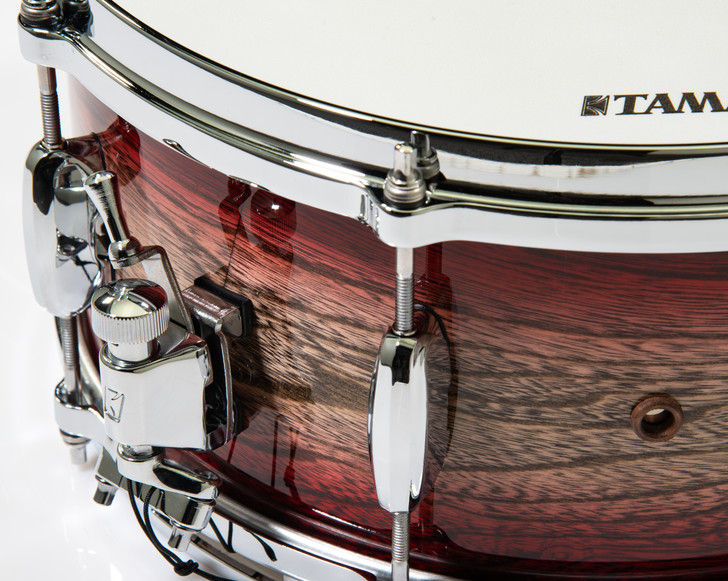 Tama Star Walnut 6.5x14 Snare - Garnet Japanese Sen Burst