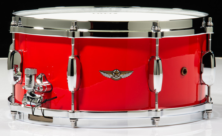 Tama Star Walnut 6.5x14 Snare - Solid Candy Red