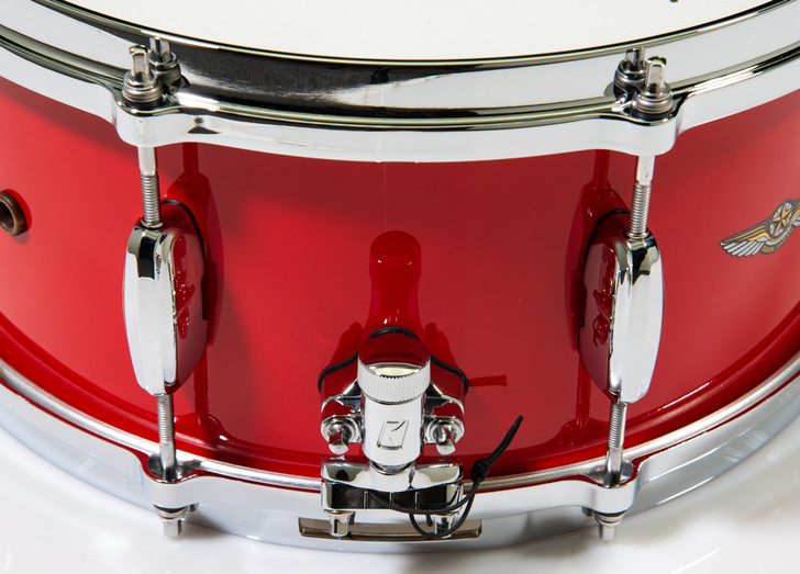 Tama Star Walnut 6.5x14 Snare - Solid Candy Red