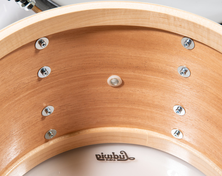 Ludwig Legacy Mahogany 3pc Shell Pack - Flash Diamond Inlay- Charcoal
