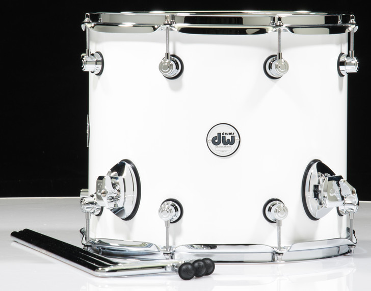 DW Design Series  12X14  Gloss White Floor Tom