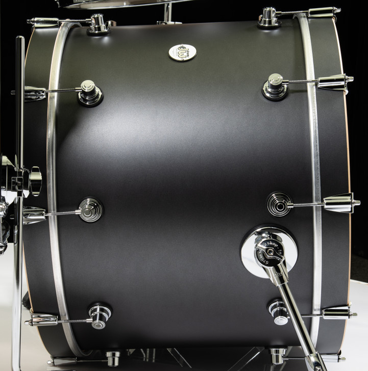 DW Design Series 3pc Drum Set 13/16/22 - Iron Satin Metallic