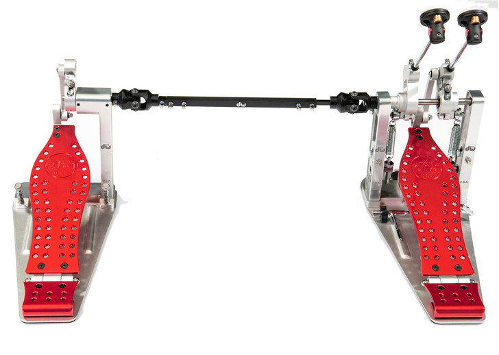 DW USA Machined Direct Drive Double Pedal - Special Edition Red