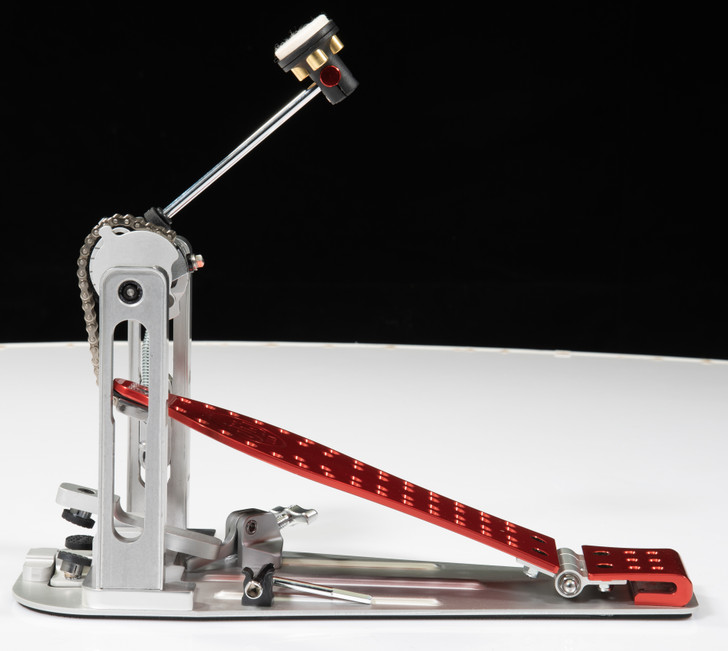 DW Machined Chain Drive Single Pedal - Special Edition Red