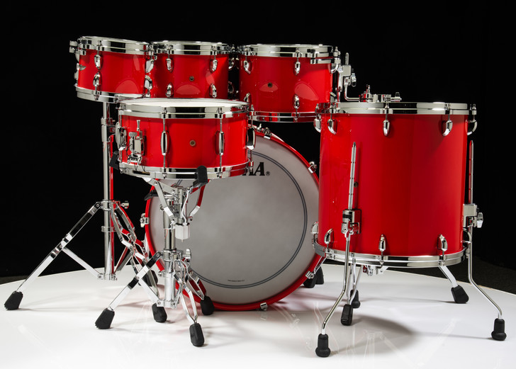 Tama Star Walnut 6pc Solid Candy Red Shell Pack 8/10/12/16/22/14SD