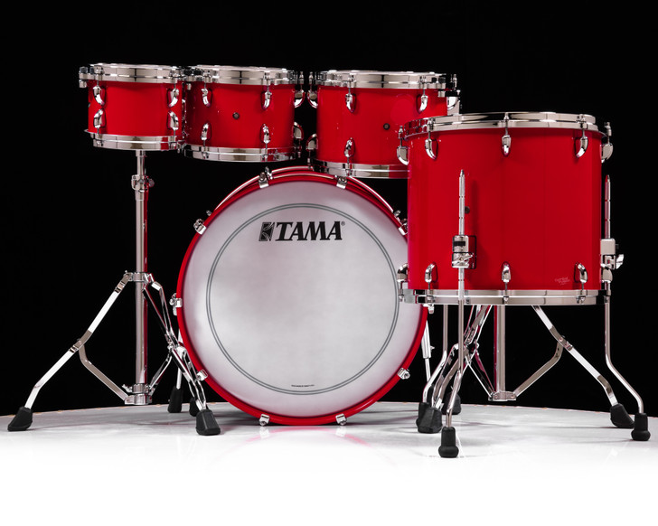 Tama Star Walnut 5pc Solid Candy Red Shell Pack 8/10/12/16/22