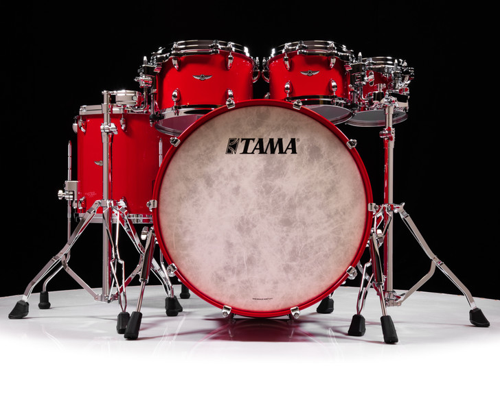 Tama Star Walnut 5pc Solid Candy Red Shell Pack 8/10/12/16/22